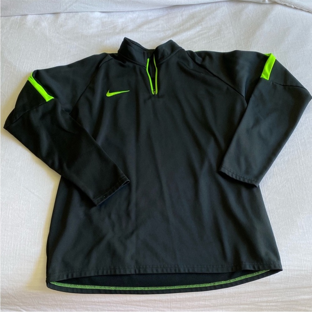 Men’s XL Nike Dri-FIT Black and Neon Green Jacket